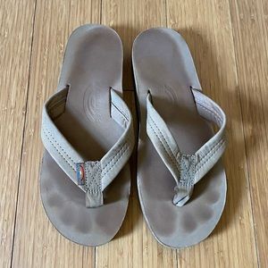 double layer classic leather with arch support